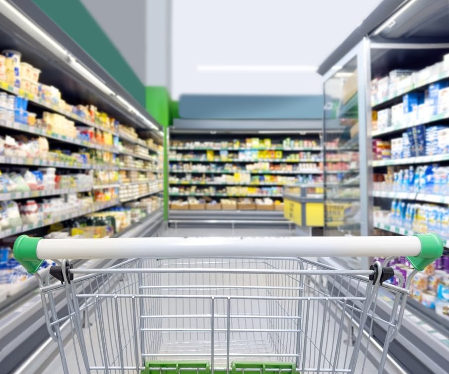 illustratief: supermarkt gangpad