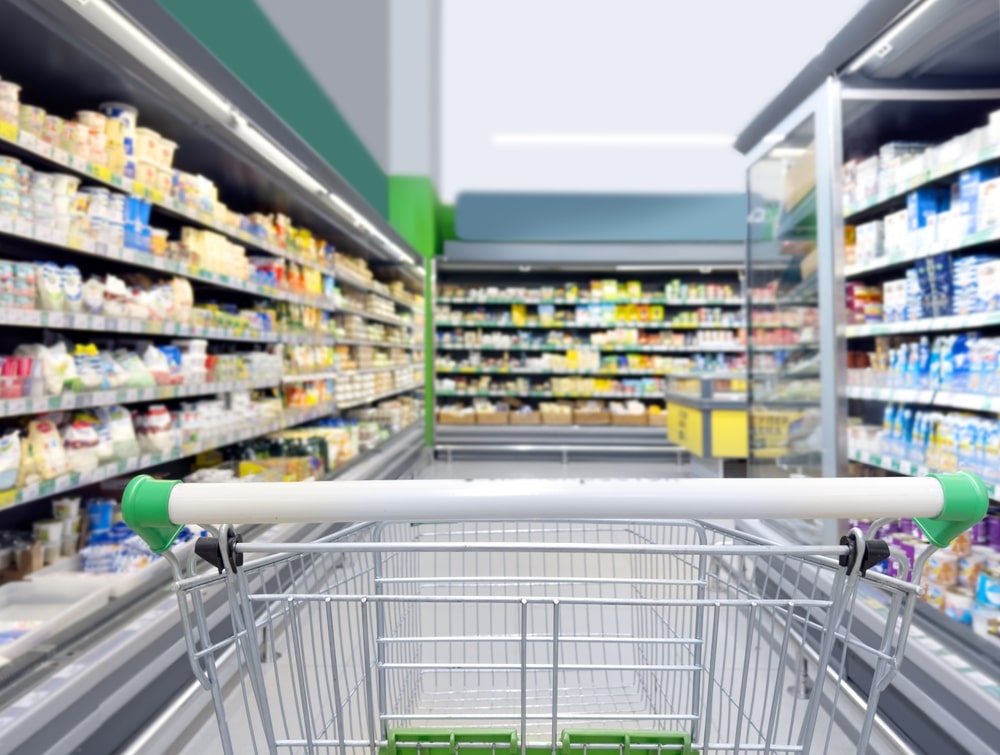 illustratief: supermarkt gangpad