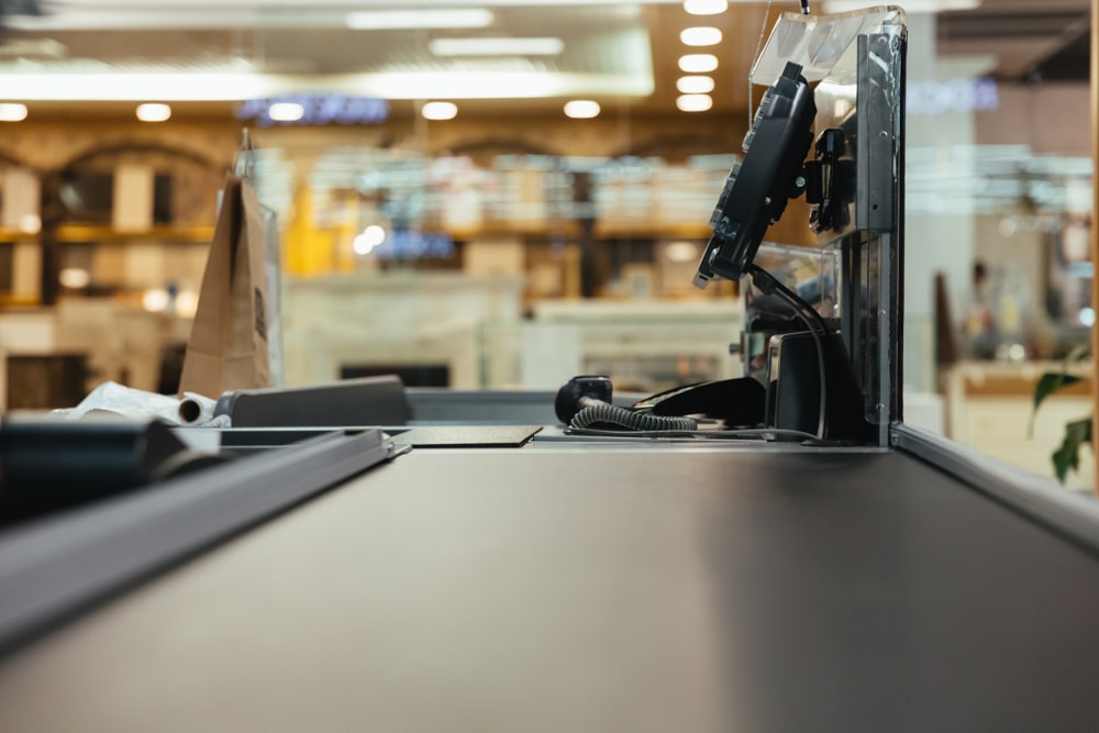 Empty,cashier,work,place,at,the,supermarket
